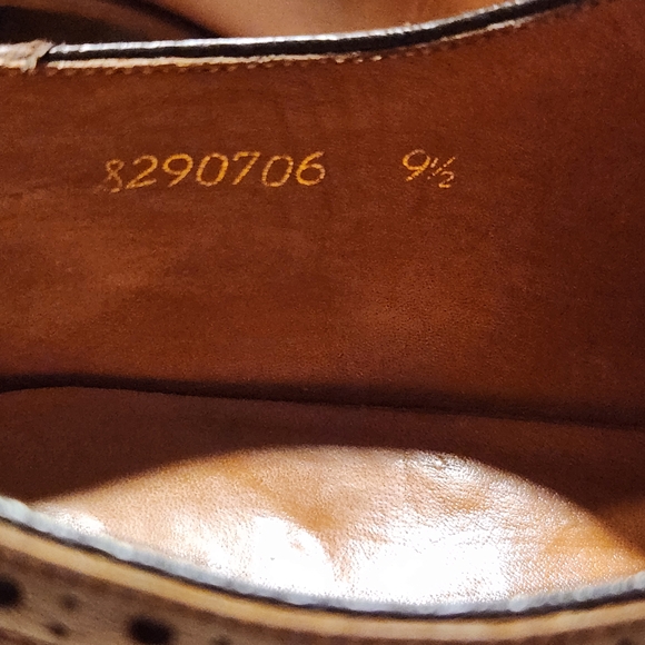 Beckett Simonon Chestnut Leather Oxfords main image 5